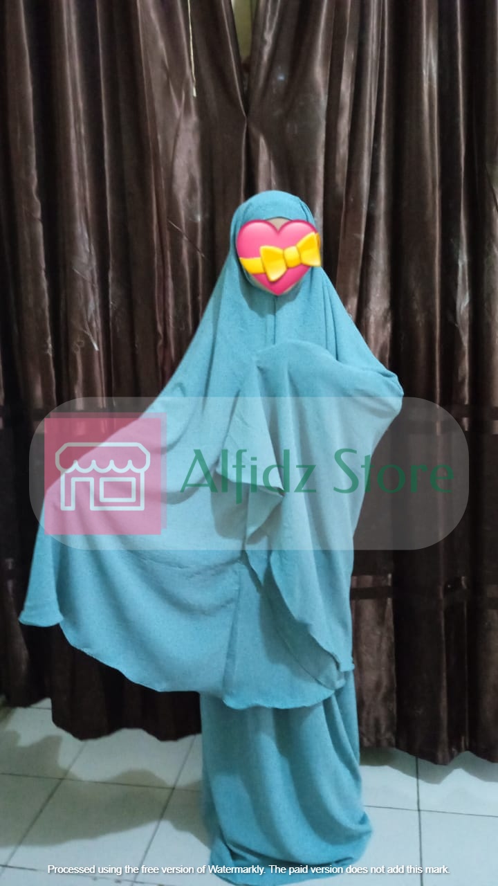 Mukena Anak + Sajadah Mini Bali Rayon